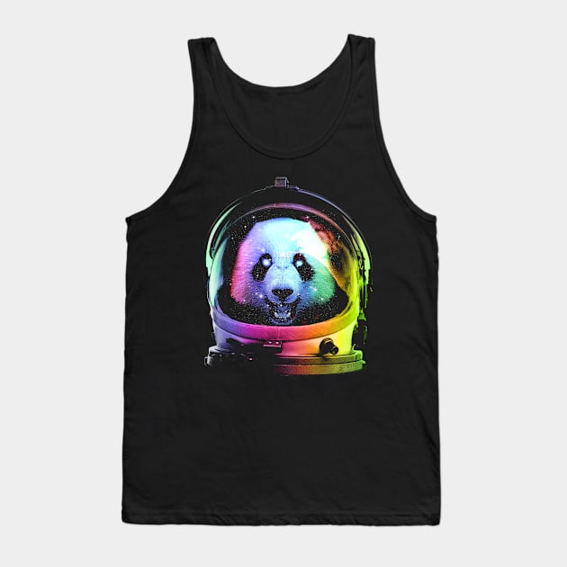 Astronaut Panda Tank Top by clingcling